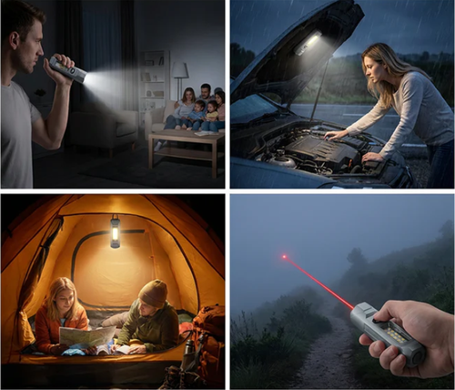 Infrared Laser Flashlight with COB Magnetic Base