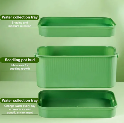 Stackable Bean Sprout Growing Box - Multi-layer Design, Perfect for Home