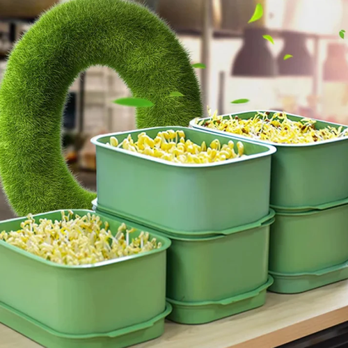 Stackable Bean Sprout Growing Box - Multi-layer Design, Perfect for Home