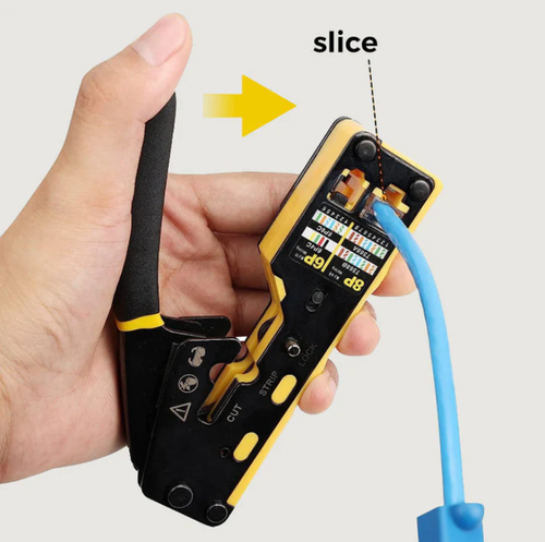 Multi-Function Network Cable Crimping Tool