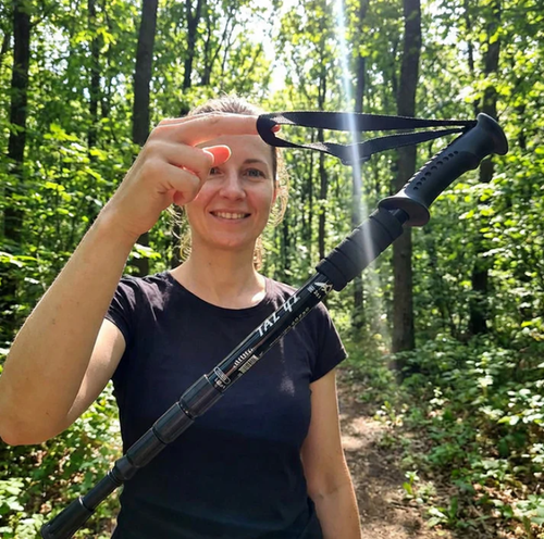 Adjustable Aluminum Alloy Trekking Pole – Durable, Shock-Absorbing, Lightweight