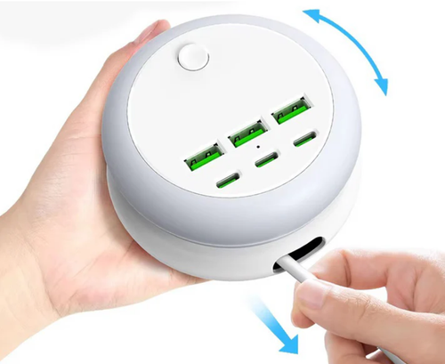 offer-Portable 6-Port Charging Station