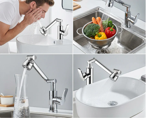 360° Rotating Mechanical Arm Faucet