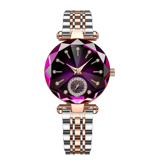 Women's Luxury Shiny Waterproof Stainless Steel Watch