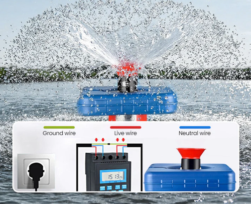 2-in-1 Pond Aerator & Pump