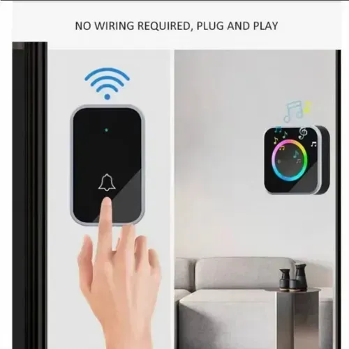 Wireless waterproof split doorbell
