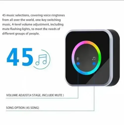 Wireless waterproof split doorbell