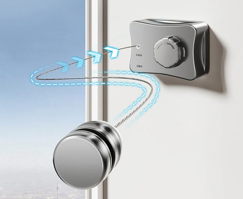 In-home mounting, retractable clothesline
