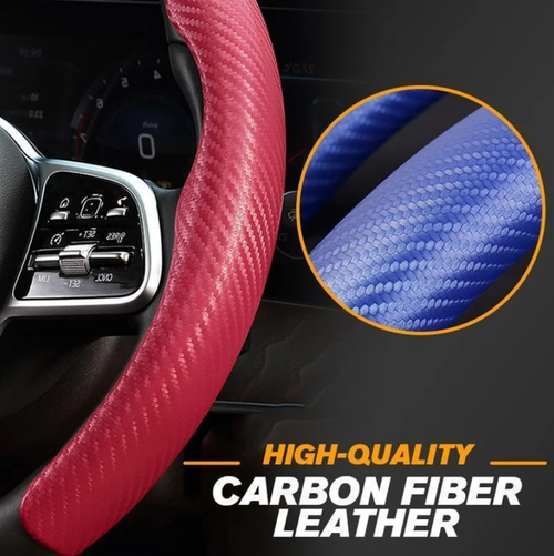 handlebars that never slips again! This carbon fiber leather cover with anti
