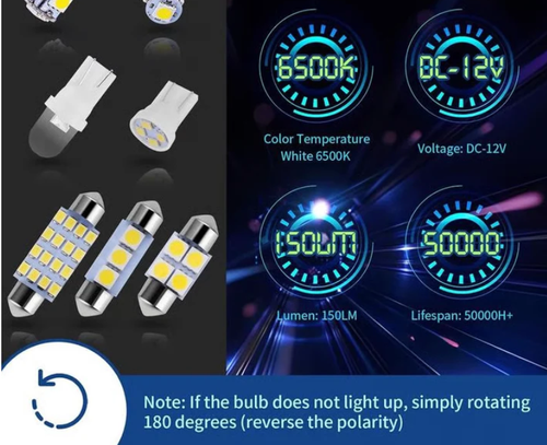 42-Piece Super Bright LED Car Interior Lighting Set 🚗
