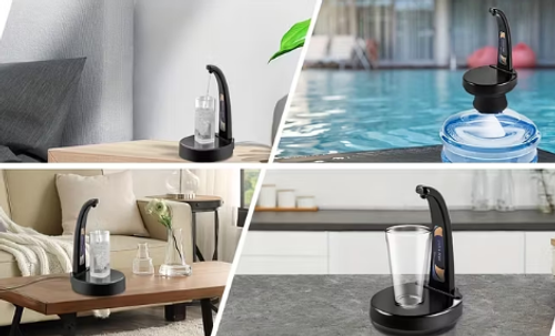 Gravity-Sensing Smart Water Pump — Household Automatic Water Dispenser for Large Purified Water Bottles