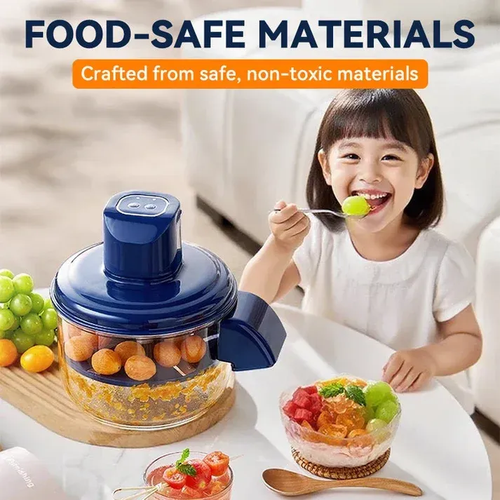 🍎 Transparent Electric Fruit & Vegetable Peeler — Automatic One-Touch Operation | Stainless Steel Blade | Rechargeable