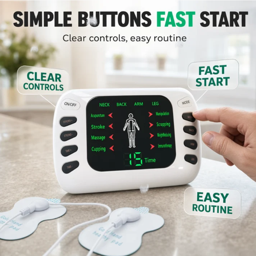 Portable Electric Massage Device for Fatigue Relief