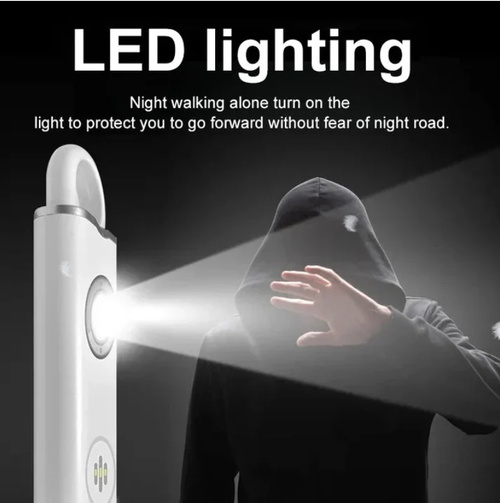 🔥High Decibel Anti-Wolf Flashing Light Alarm Keychain