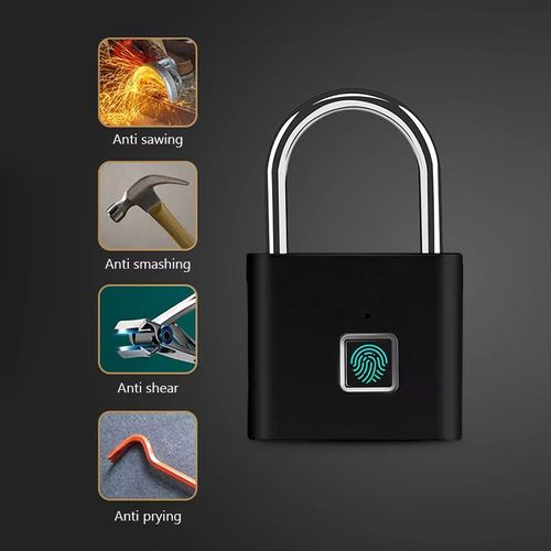 Smart Waterproof Fingerprint Padlock - Secure Doors & Gates