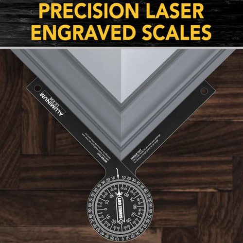 7-Inch Plastic or Aluminum Miter Saw Protractor
