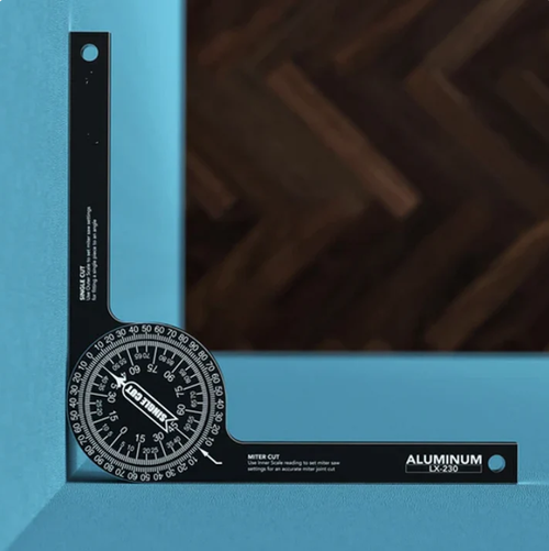7-Inch Plastic or Aluminum Miter Saw Protractor