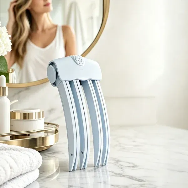 💇 Wireless Heated Volumizing Root Lift Clip, Portable Travel Hair Styling Tool for Flat Fine Hair