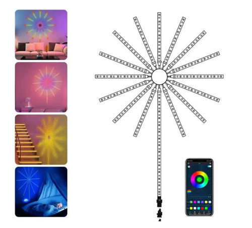 💡 Bluetooth Smart Fireworks Led Light