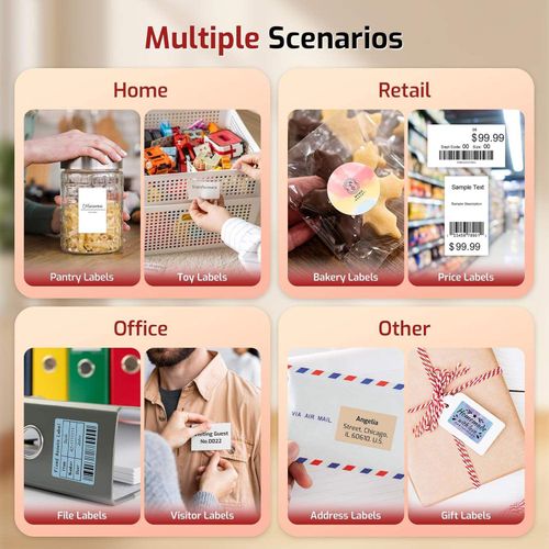 Mini Bluetooth Portable Commercial Label Printer