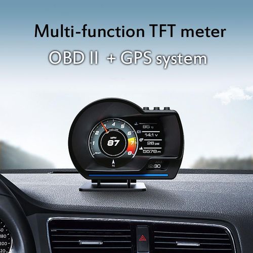 Car OBD Multifunctional LCD Instrument Cluster