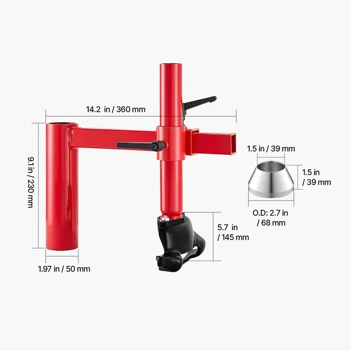 🔧🚗 Portable Tire Bead Breaker-Manual operation, strong leverage, fits 26-inch wheels – change tires with confidence