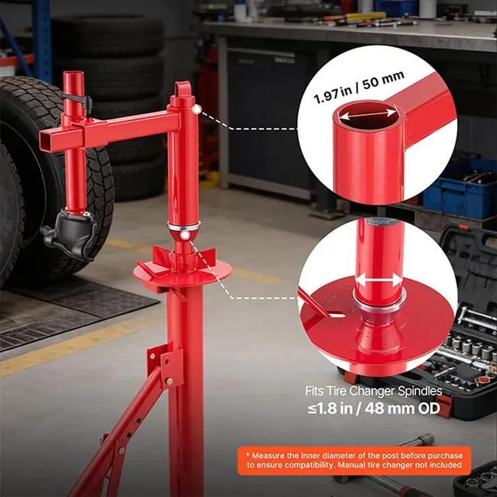 🔧🚗 Portable Tire Bead Breaker-Manual operation, strong leverage, fits 26-inch wheels – change tires with confidence