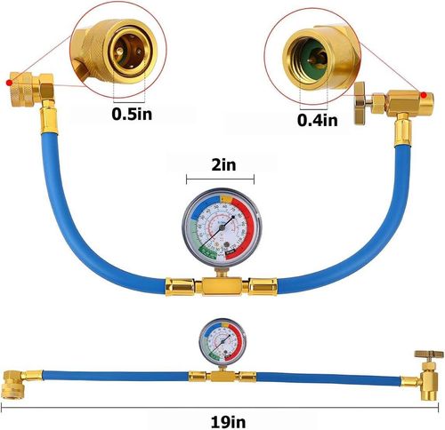 R134A Car AC Refrigerant Charge Hose Kit