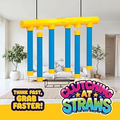 Catching Sticks Game - 3 Dropping Speeds Hand Speed Challenge Toy, Kids Drop Pick up Sticks Game, Reaction Training Stick Sensory Toys, Hand-Eye Coordination Gift for Adults Kids