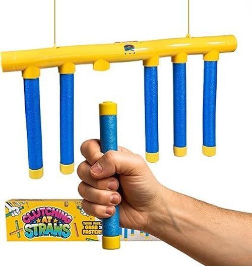 Catching Sticks Game - 3 Dropping Speeds Hand Speed Challenge Toy, Kids Drop Pick up Sticks Game, Reaction Training Stick Sensory Toys, Hand-Eye Coordination Gift for Adults Kids