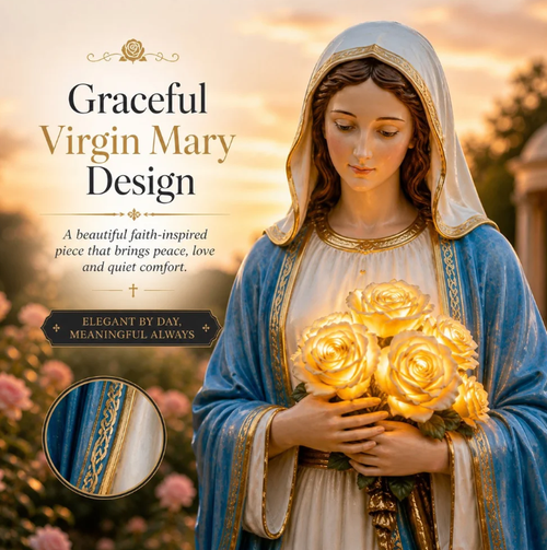 Virgin Mary Garden Light