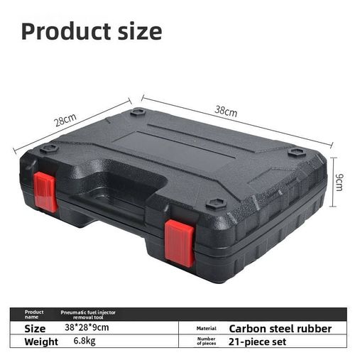 Pneumatic diesel injector removal puller tool kit