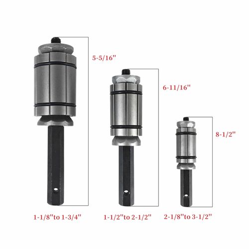 Exhaust pipe expander three-piece set