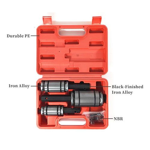 Exhaust pipe expander three-piece set