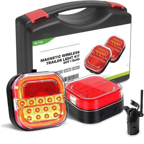 Magnetic Rechargeable Waterproof LED Kit with Suction Cup Base Taillight