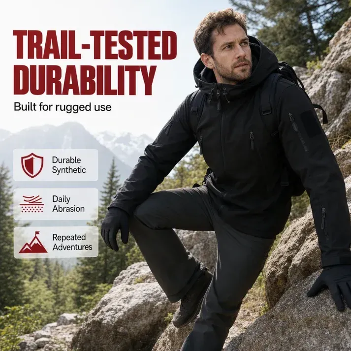 💥 Built for Wind & Rain🌧️Men's Waterproof Insulated Outdoor Jacket