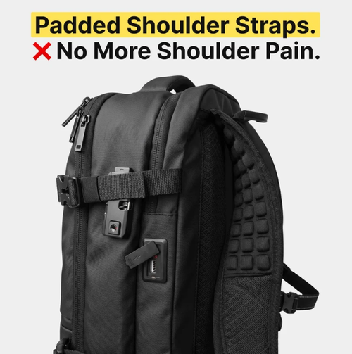 Vacuum-sealable travel backpack