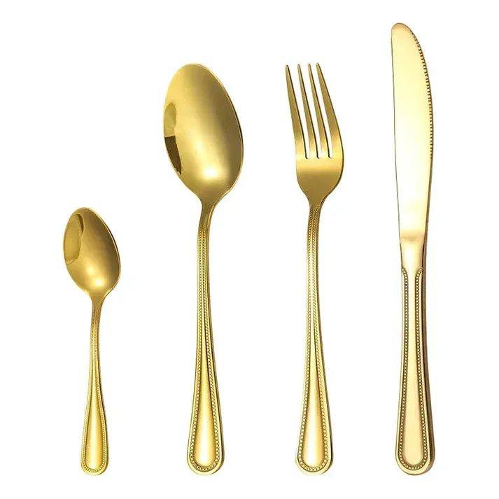 6 sets —— 4-Piece Stainless Steel Flatware Set