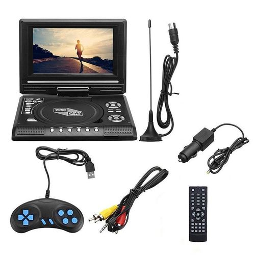 7.8 Inch Portable DVD with TV Player, Support SD  MMC Card  Game Function  USB Port