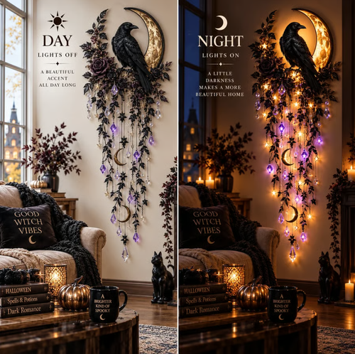 Elegant Halloween cascade wall light collection