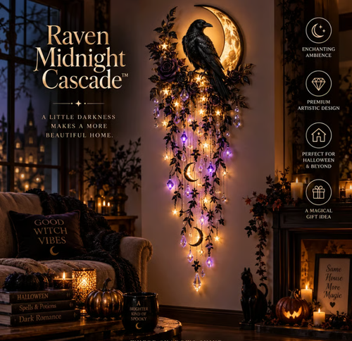 Elegant Halloween cascade wall light collection