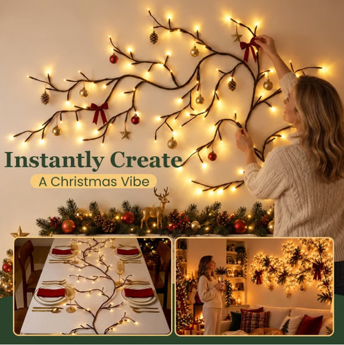 Flexible LED String Lights | Remote Controlled Christmas Decoration