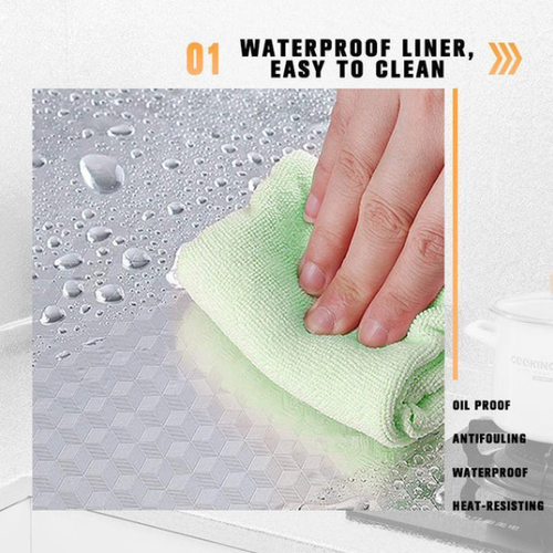 ⏰Kitchen Peel and Stick Wallpaper Backsplash Waterproof Kitchen Stickers（80CM×10M）
