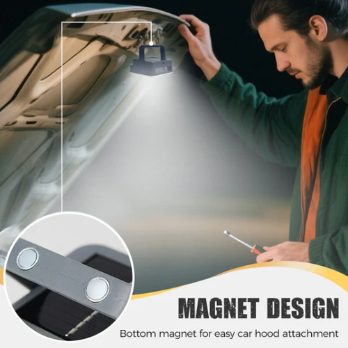 Portable & Waterproof Solar-Powered Camping Light（2PCS）