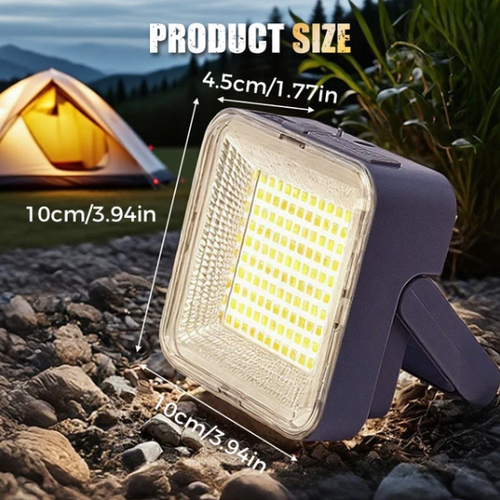 Portable & Waterproof Solar-Powered Camping Light（2PCS）