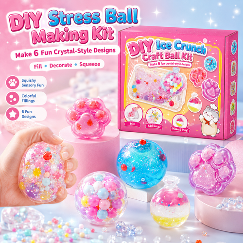 DIY  Fried Ice  Squeeze Toy