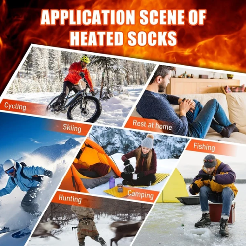 Rechargeable Heated Socks for Men & Women