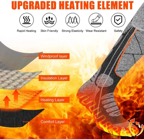 Rechargeable Heated Socks for Men & Women