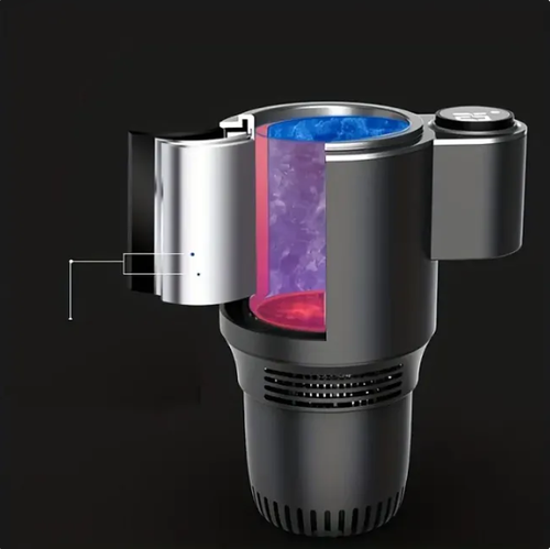 Car Home Fast Cooling And Heating Cup Mini Coffee Beer Refrigerator With Smart Temperature Control Travel Mug For Baby Milk Warmer Stainless Steel Cup