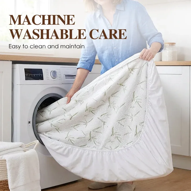 Bamboo Fibre Waterproof Mattress Protector – Stay Dry, Fresh & Comfortable Night After Night ✨